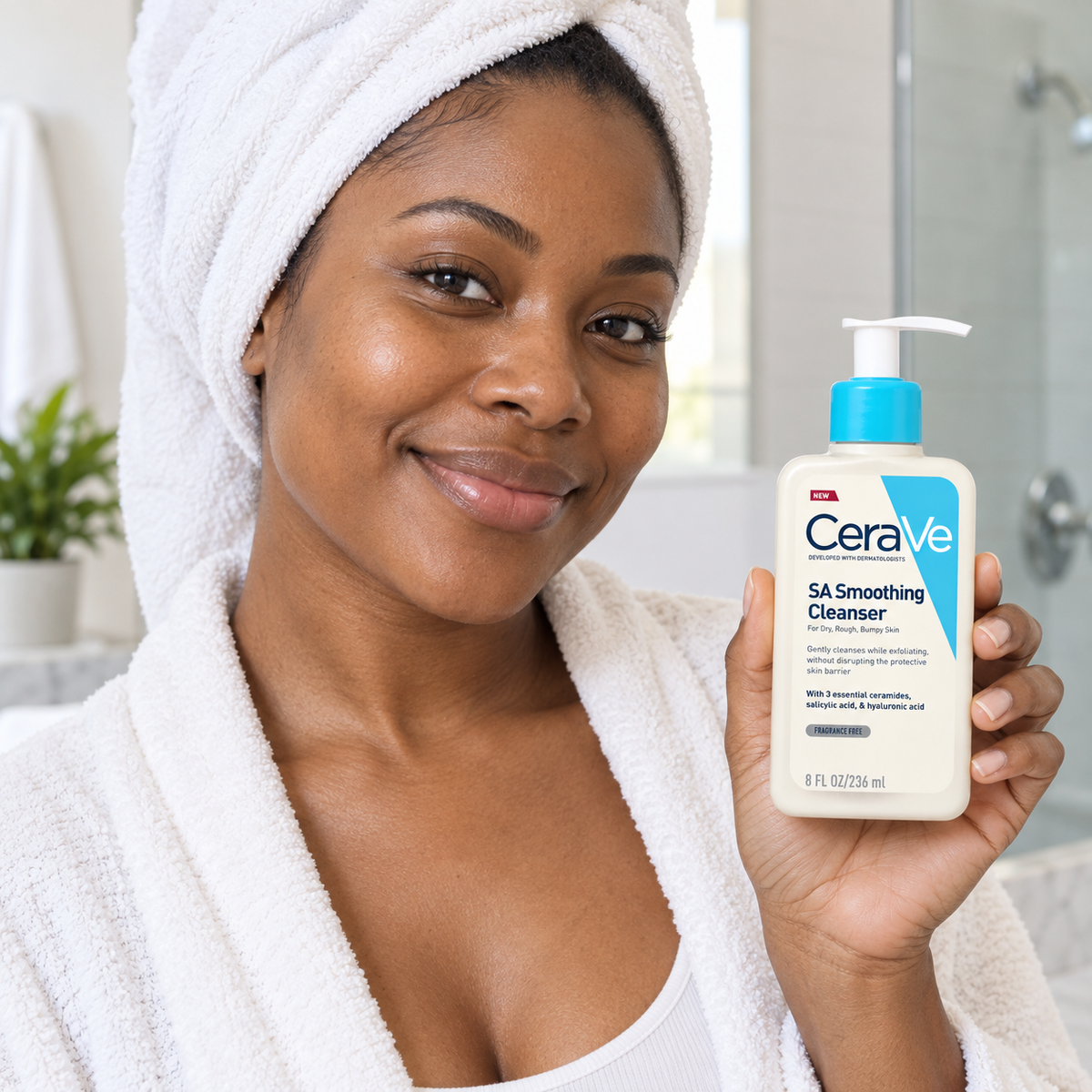 CeraVe SA Smoothing Face & Body Cleanser with Salicylic Acid 236ml