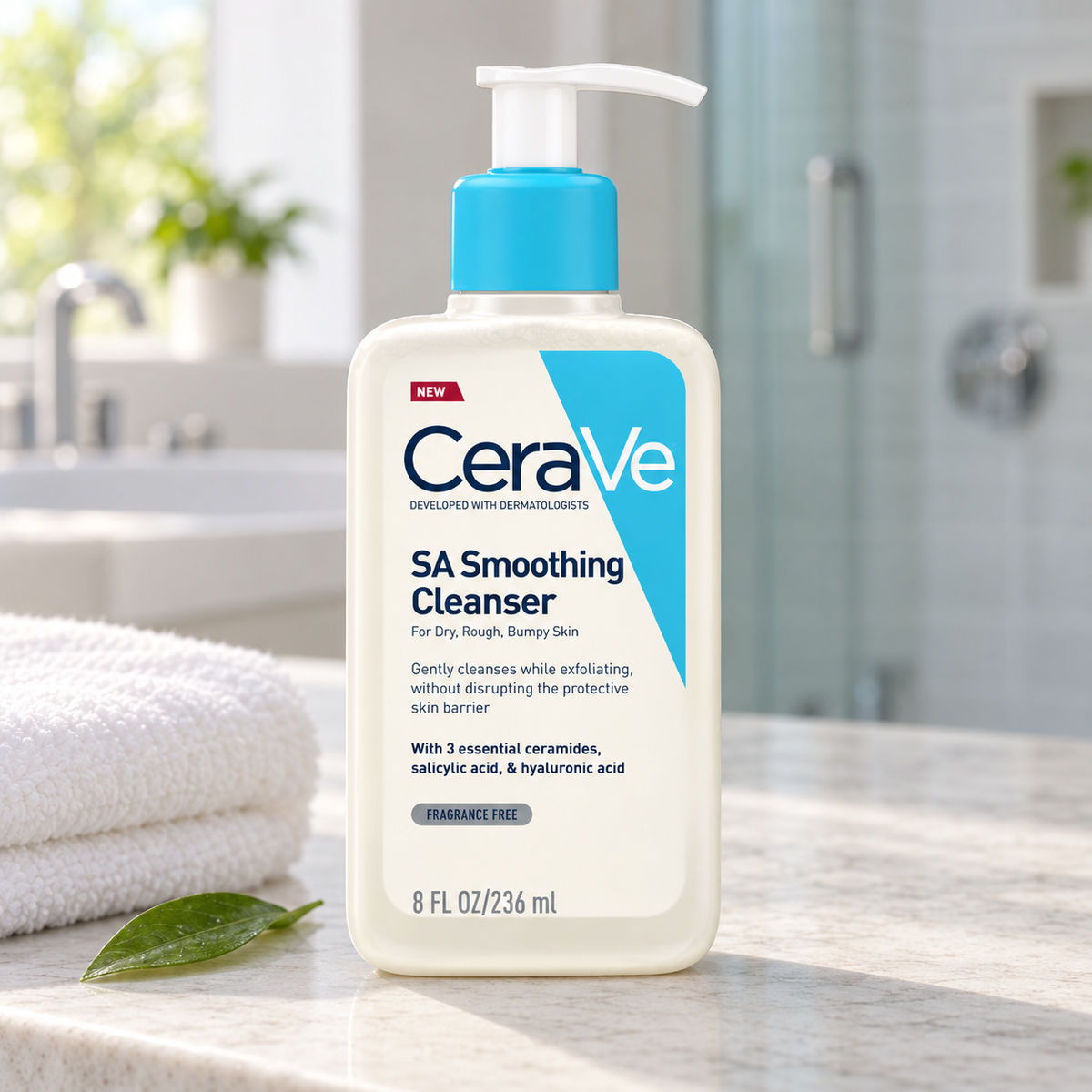 CeraVe SA Smoothing Face & Body Cleanser with Salicylic Acid 236ml