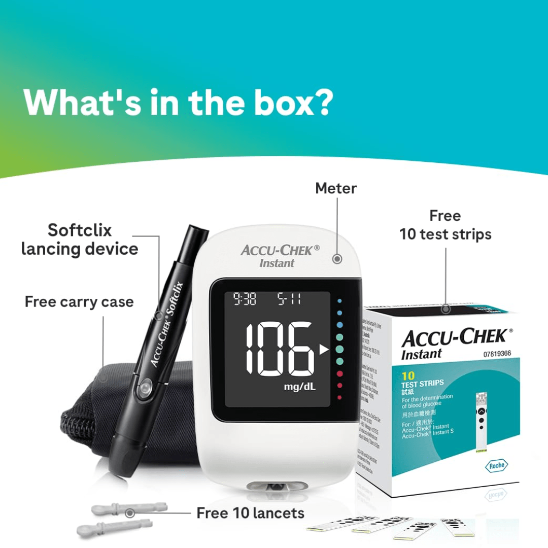 Look Alyfe Accu-Chek Instant Blood Glucose Checker - 43g