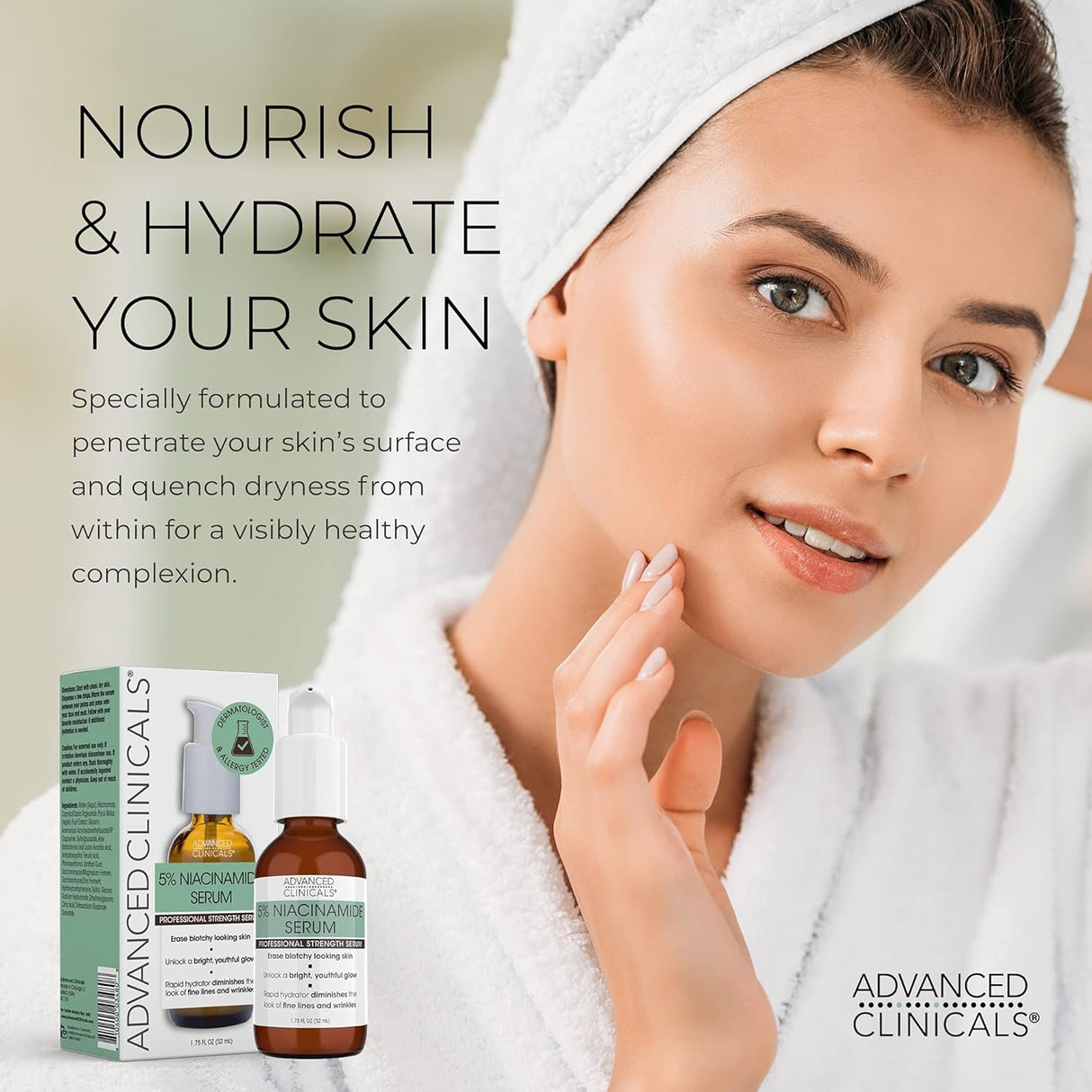 Look Alyfe Advanced Clinicals 5% Niacinamide Refining Face Serum - 52ml