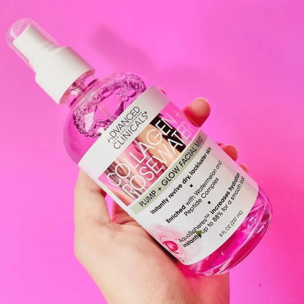 Look Alyfe Advanced Clinicals Collagen + Rosewater Plump + Glow Face Mist - 222ml