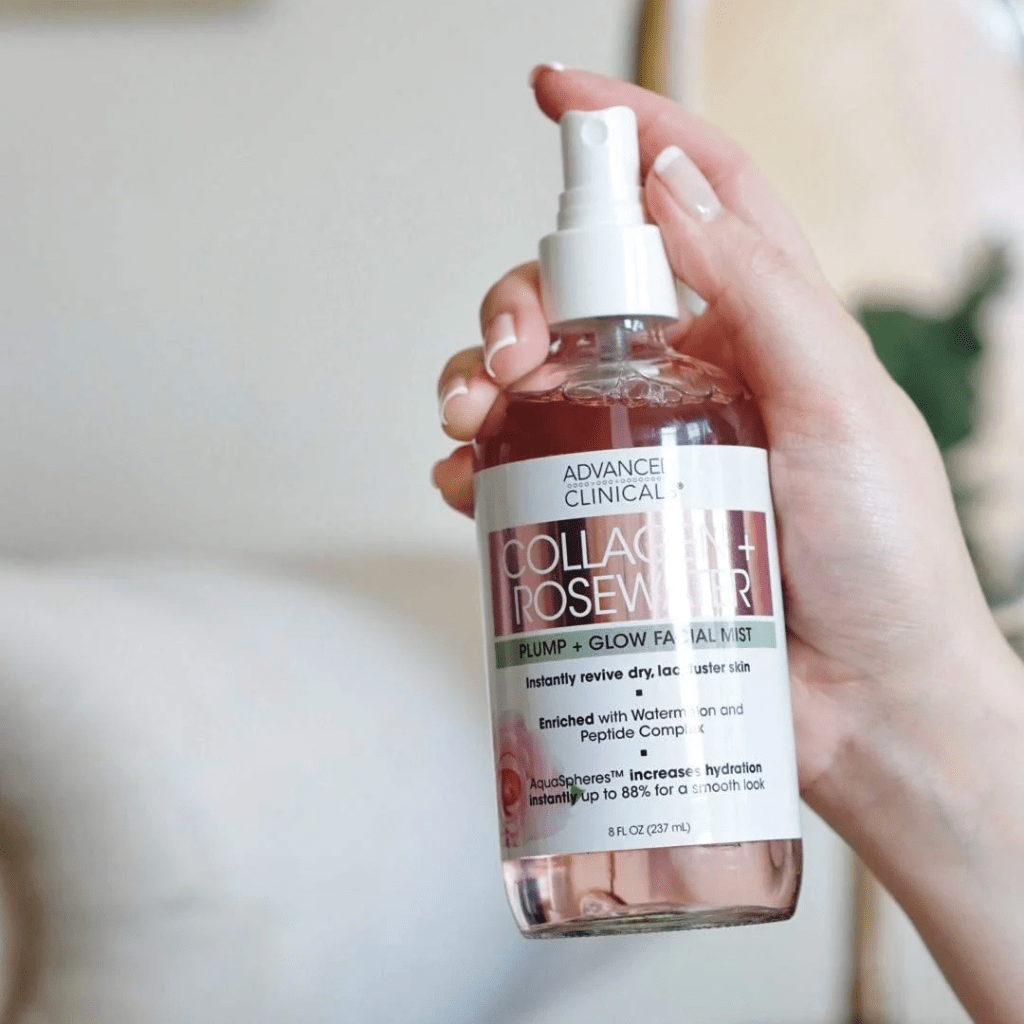 Look Alyfe Advanced Clinicals Collagen + Rosewater Plump + Glow Face Mist - 222ml