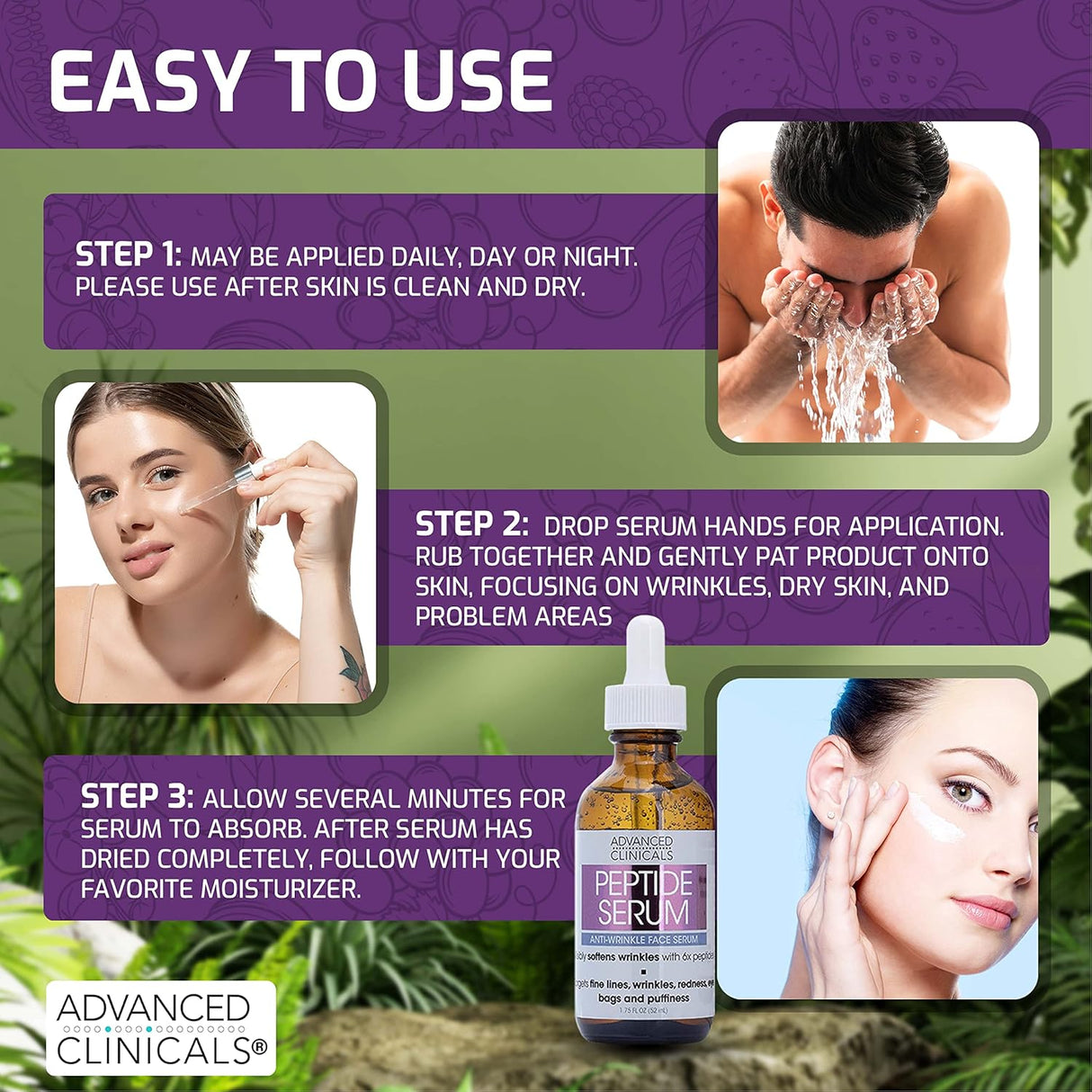 Look Alyfe Advanced Clinicals Peptide Anti-Aging Face Serum - 52ml