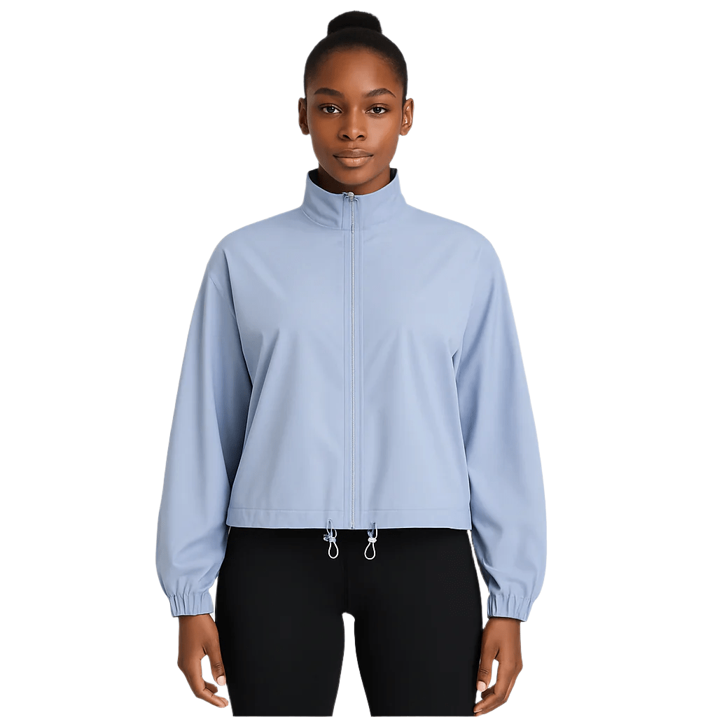 Look Alyfe AeroLite Drawcord Zip-Up Windbreaker Jacket - Sky Blue