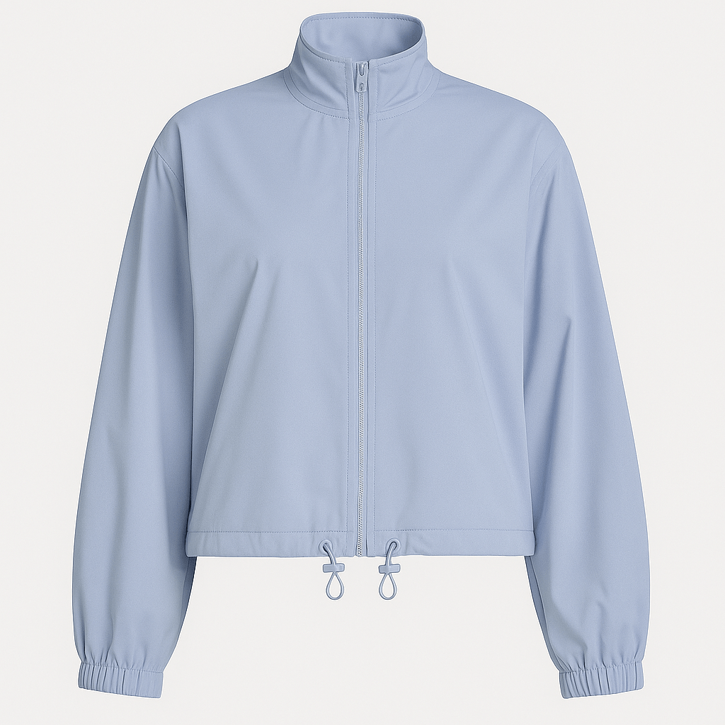 Look Alyfe AeroLite Drawcord Zip-Up Windbreaker Jacket - Sky Blue