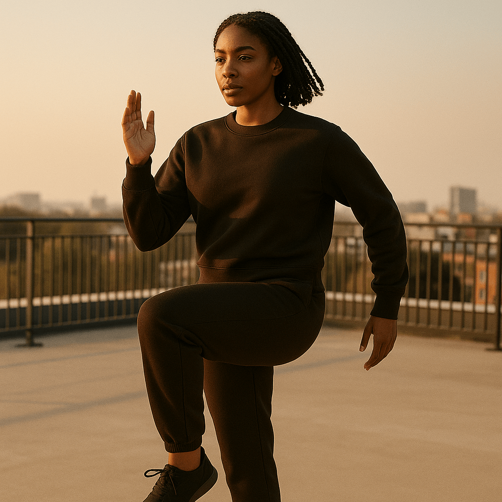 Look Alyfe AeroLite Fleece-Lined Relaxed Fit Sweatshirt & Jogger Set