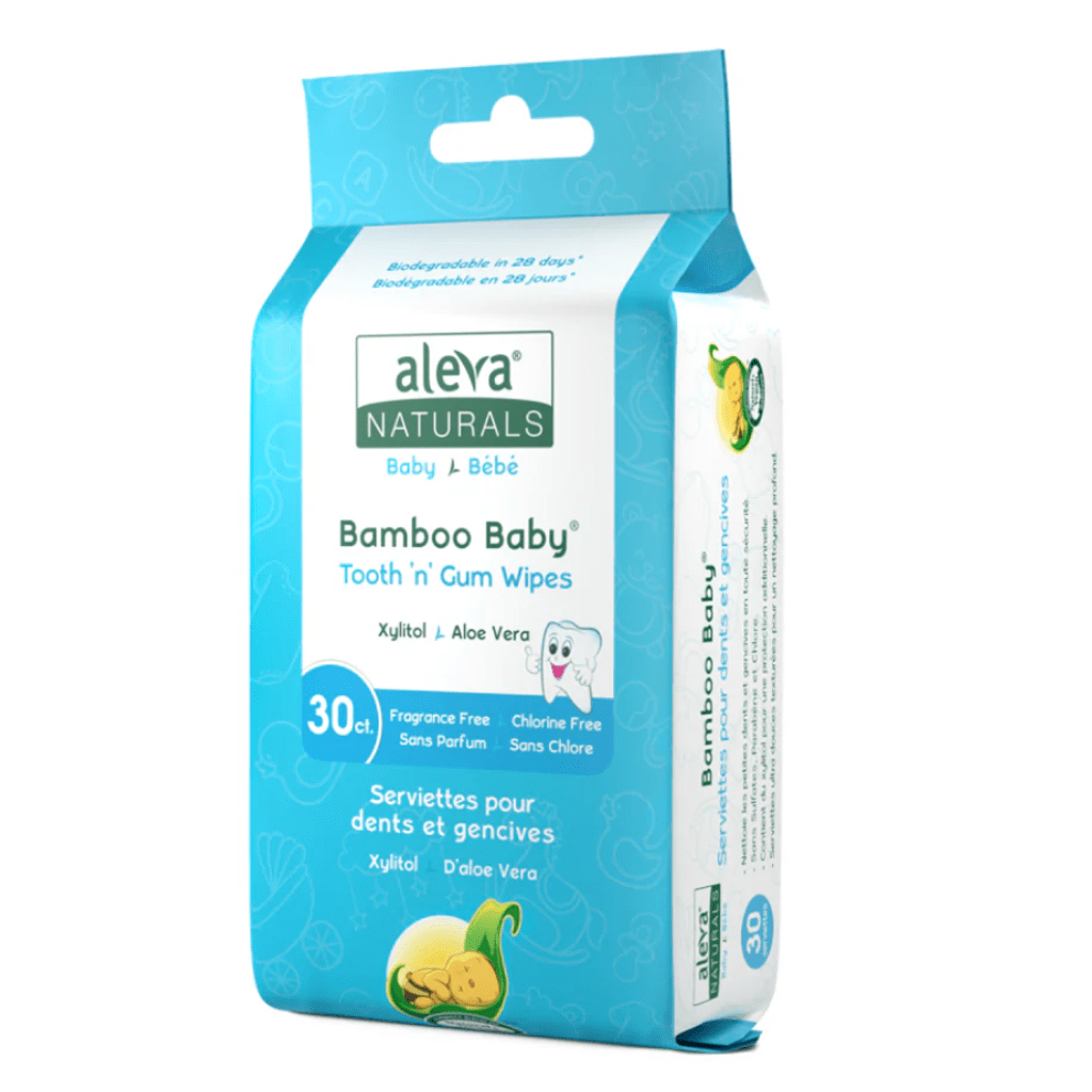 Look Alyfe Aleva Bamboo Baby Tooth 'n' Gum Wipes
