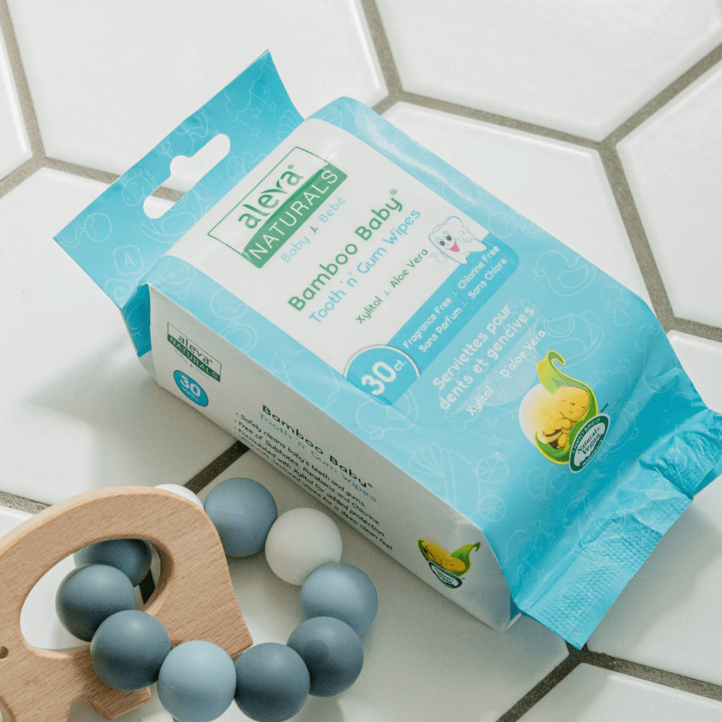 Look Alyfe Aleva Bamboo Baby Tooth 'n' Gum Wipes