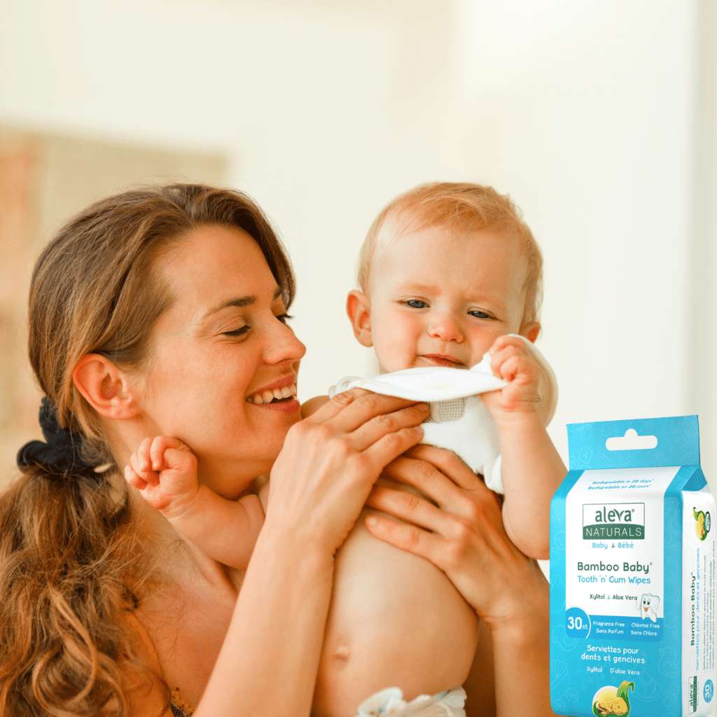 Look Alyfe Aleva Bamboo Baby Tooth 'n' Gum Wipes