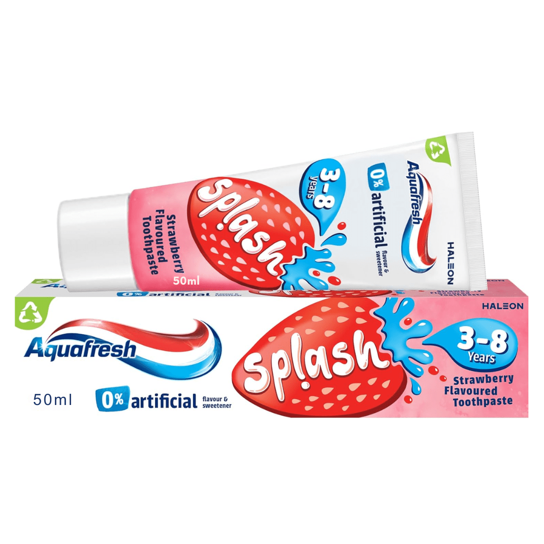 Look Alyfe Aquafresh Splash Strawberry Flsvoured Toothpaste - 50ml