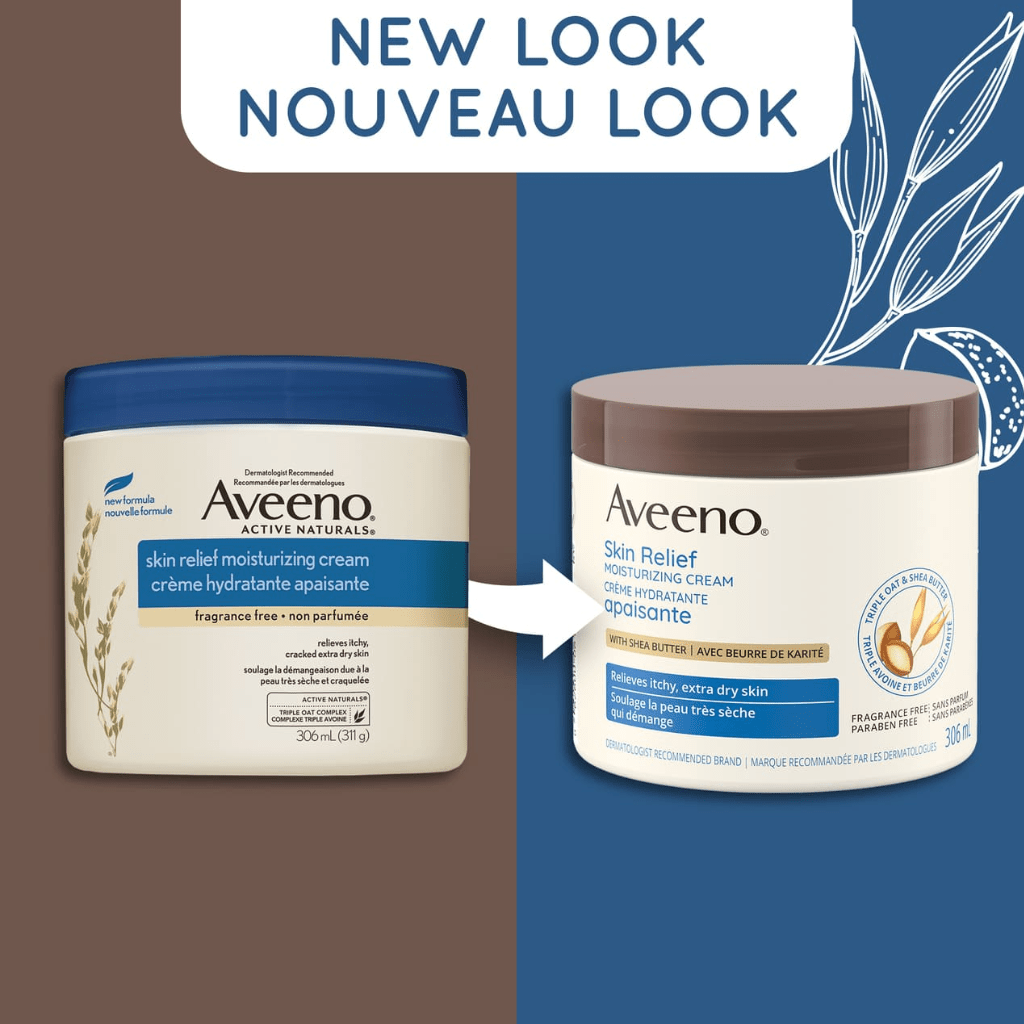 Look Alyfe Aveeno Skin Relief Moisturizing Cream with Shea Butter - 306ml