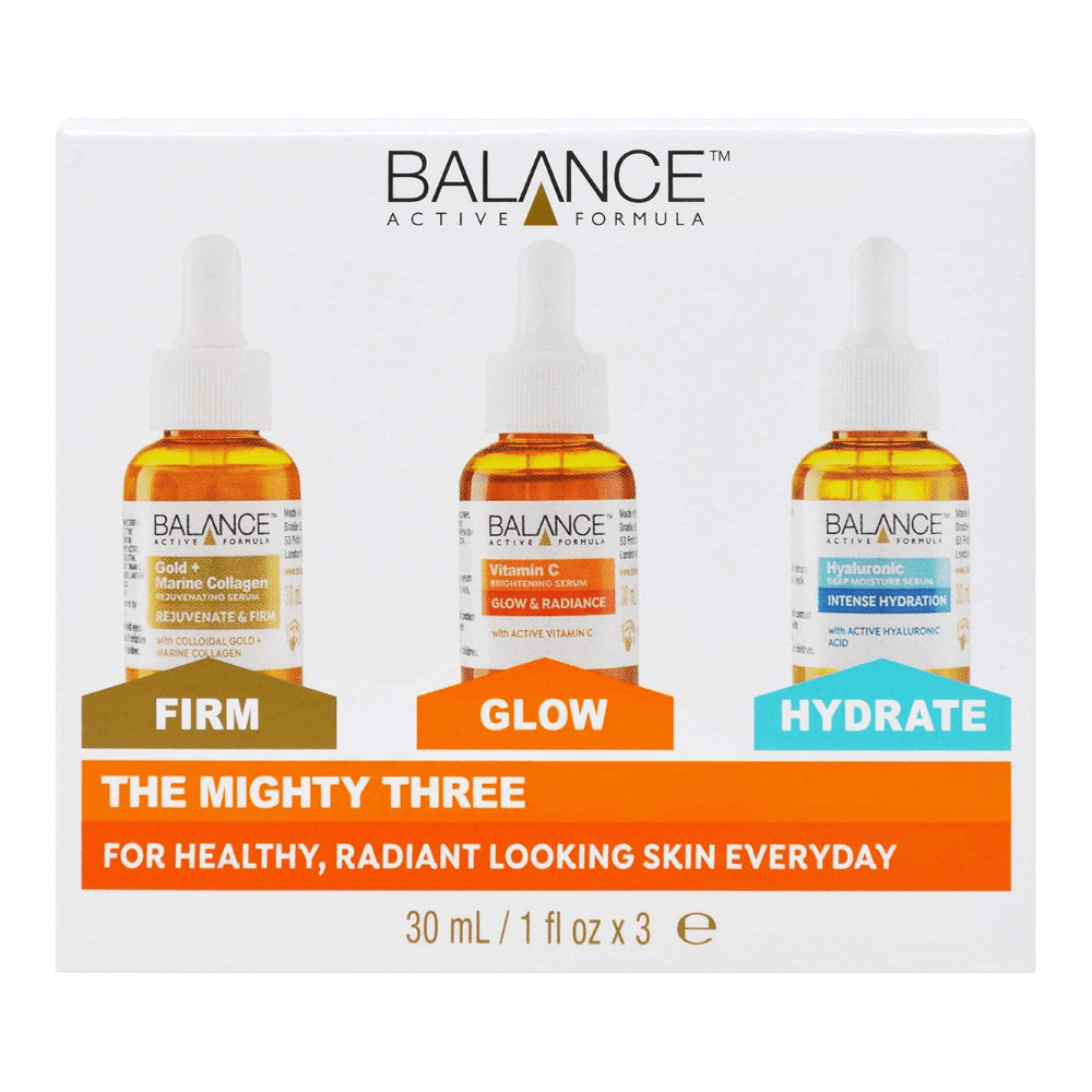 Look Alyfe Balance Active Formula The Mighty Three Serum Set