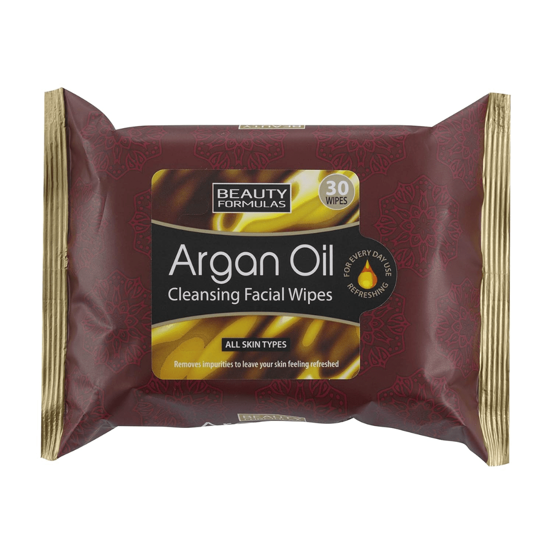 Look Alyfe Beauty Formulas Argan Oil Cleansing Facial Wipes - 30 Pieces