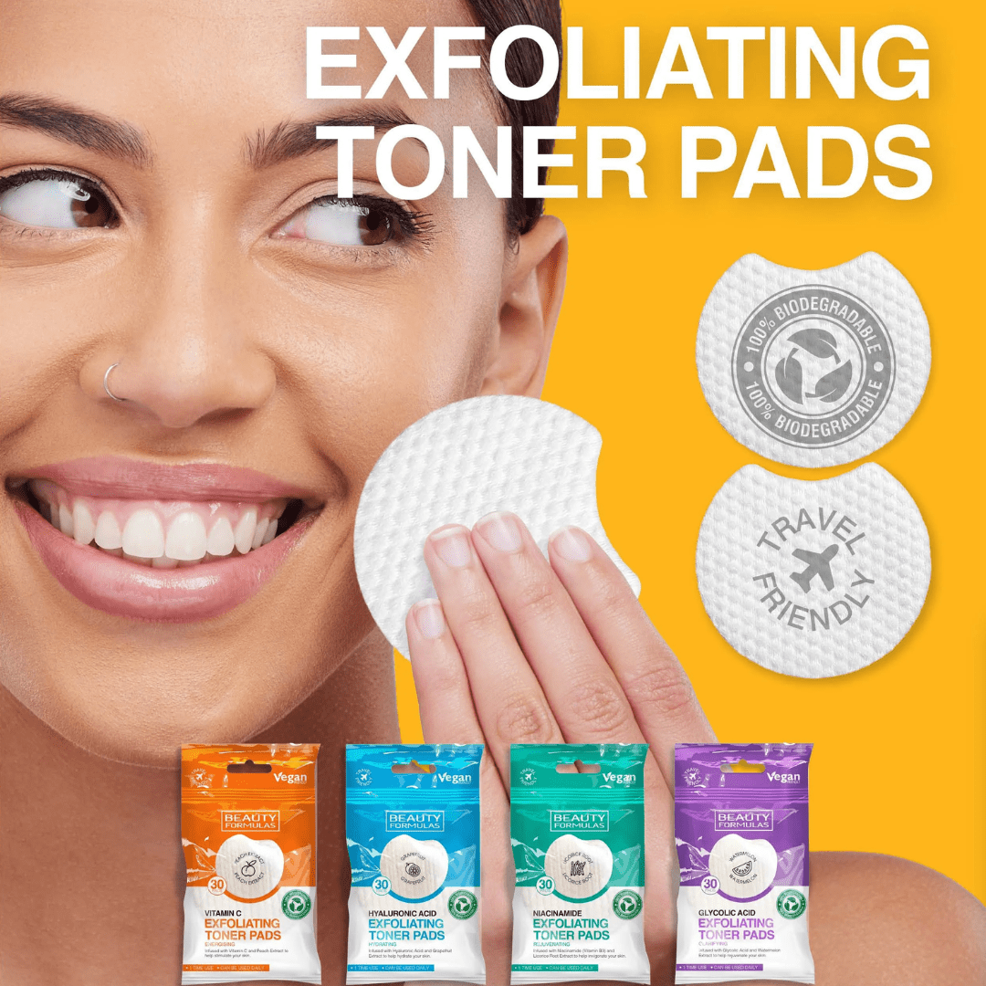 Look Alyfe Beauty Formulas Hydrating Hylauronic Acid Exfoliating Toner Pads - 30 Pieces