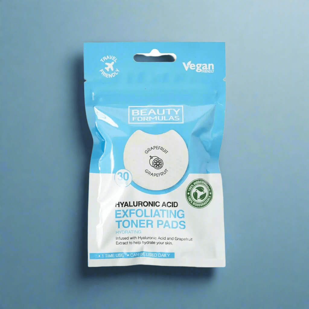 Look Alyfe Beauty Formulas Hydrating Hylauronic Acid Exfoliating Toner Pads - 30 Pieces