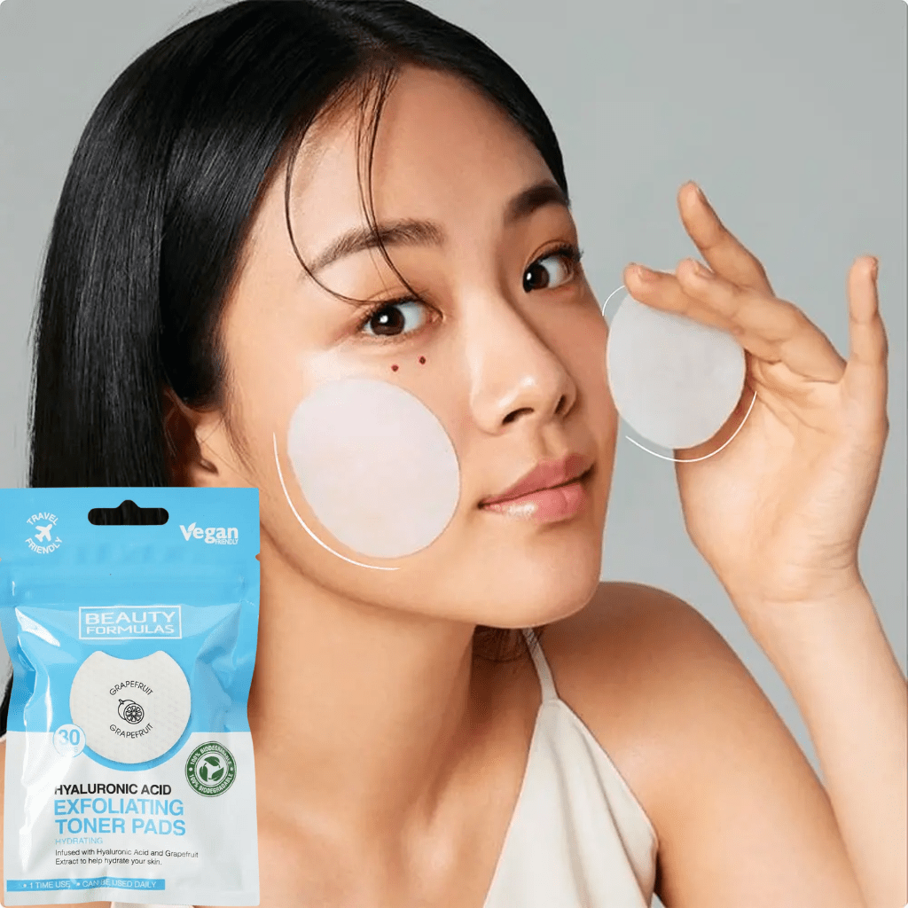 Look Alyfe Beauty Formulas Hydrating Hylauronic Acid Exfoliating Toner Pads - 30 Pieces