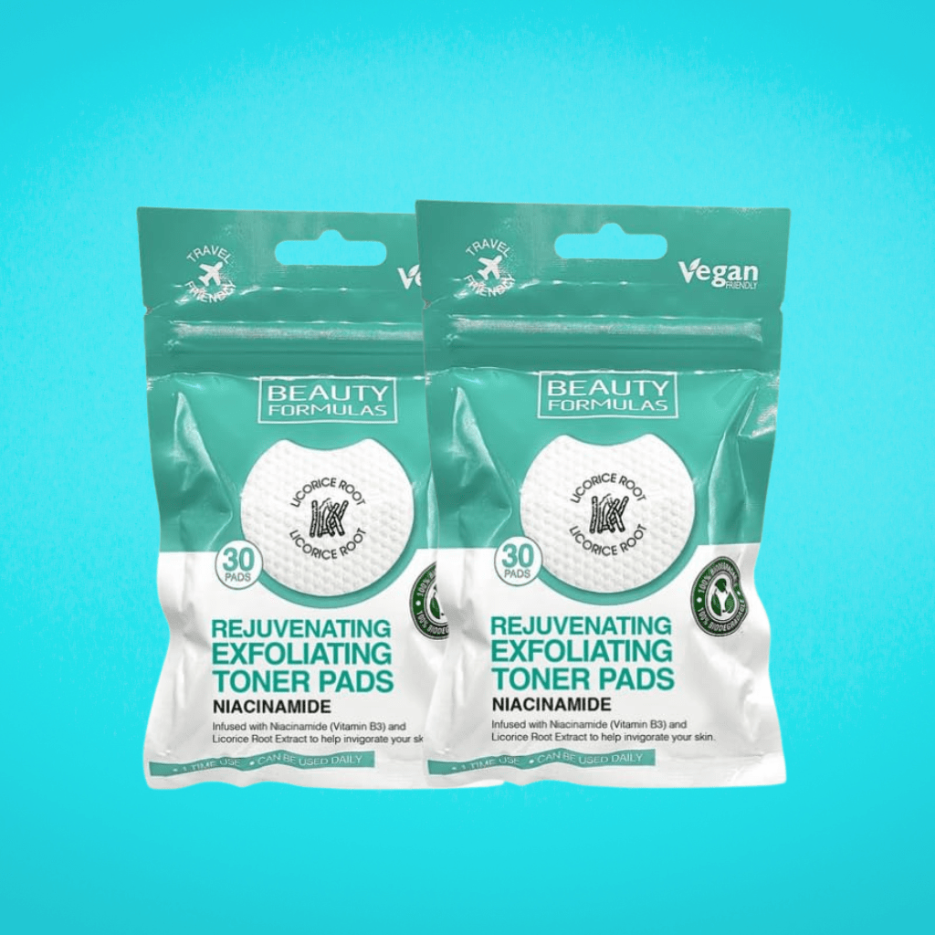 Look Alyfe Beauty Formulas Rejuvenating Niacinamide Exfoliating Toner Pads - 30 Pieces