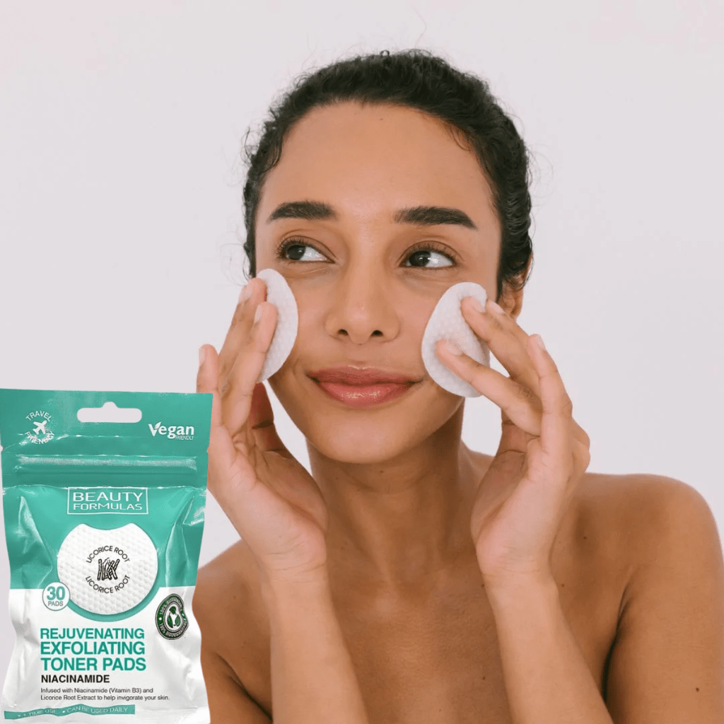 Look Alyfe Beauty Formulas Rejuvenating Niacinamide Exfoliating Toner Pads - 30 Pieces