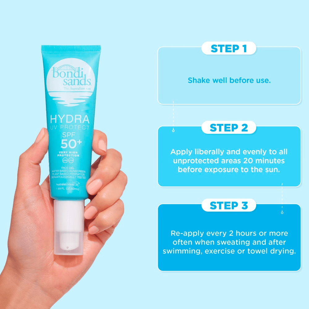 Look Alyfe Bondi Sands Hydra UV Protect SPF 50+ Face Gel - 50ml