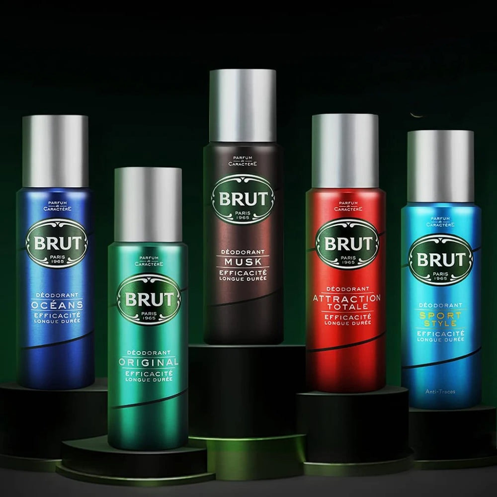 Look Alyfe Brut Oceans Deodorant Body Spray for Men - 200ml