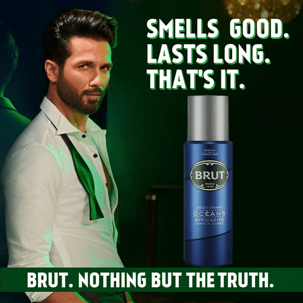 Look Alyfe Brut Oceans Deodorant Body Spray for Men - 200ml