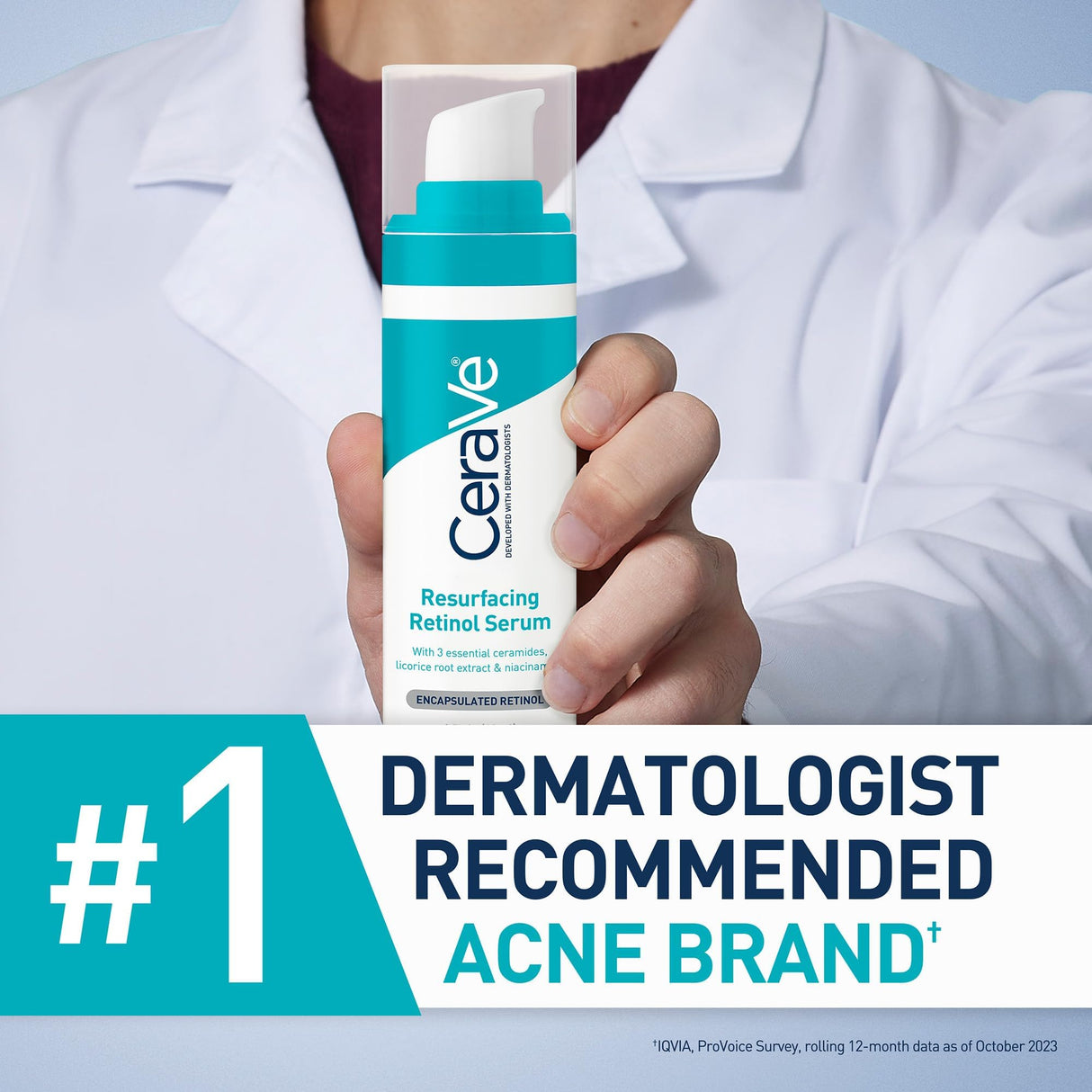 Look Alyfe CeraVe Resurfacing Retinol Serum with Ceramides and Niacinamide for Blemish-Prone Skin - 30ml