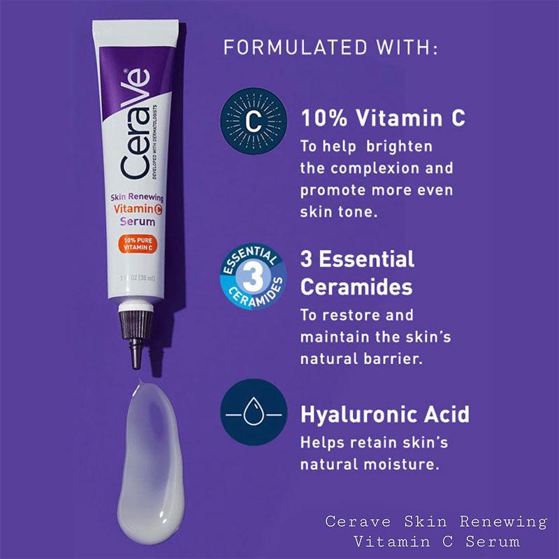 Look Alyfe CeraVe Skin Renewing Vitamin C Serum - 30ml