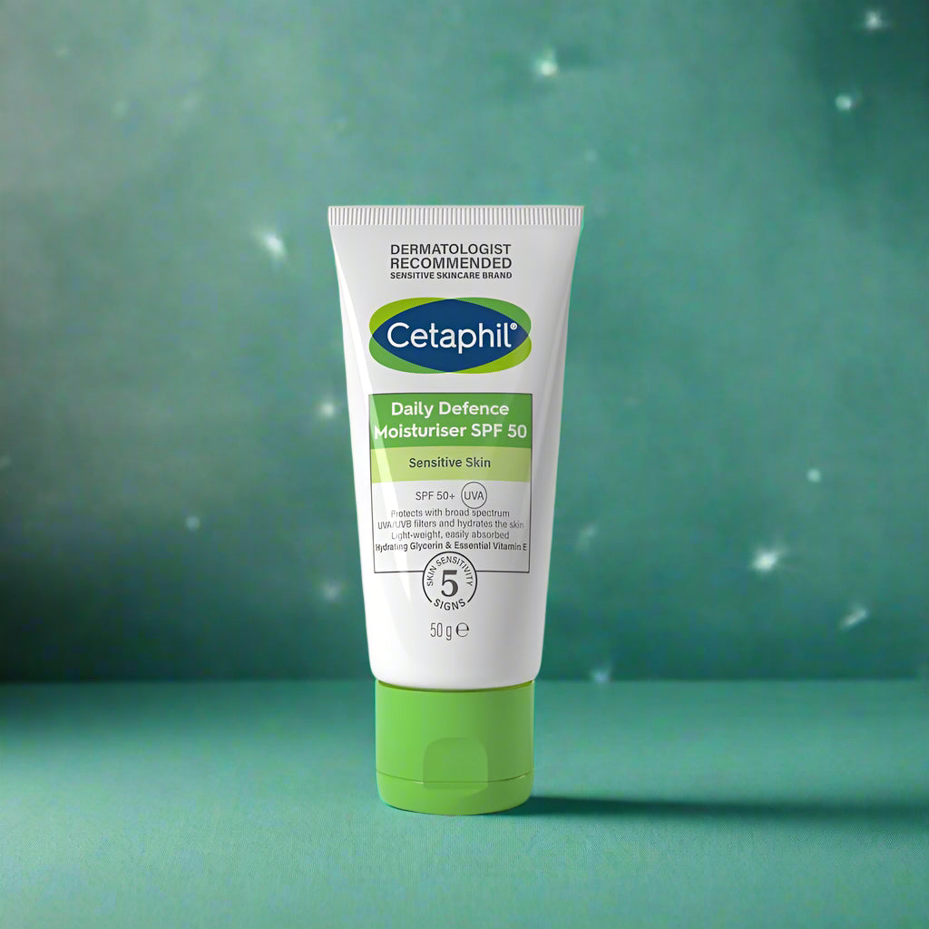 Look Alyfe Cetaphil Daily Defence Face Moisturizer with Sunscreen SPF 50+ - 50g