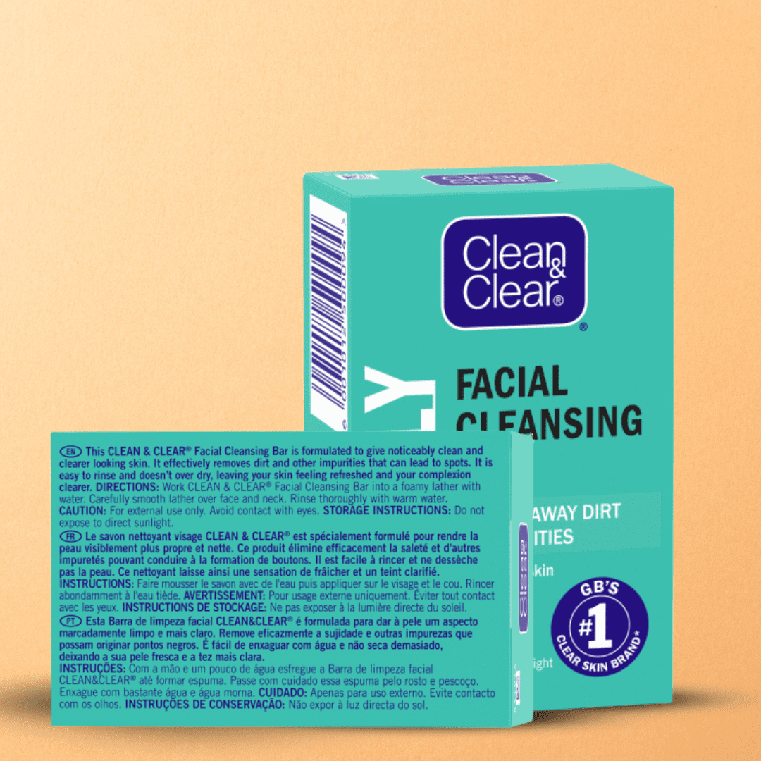 Look Alyfe Clean And Clear Facial Cleansing Bar Soap - 75g