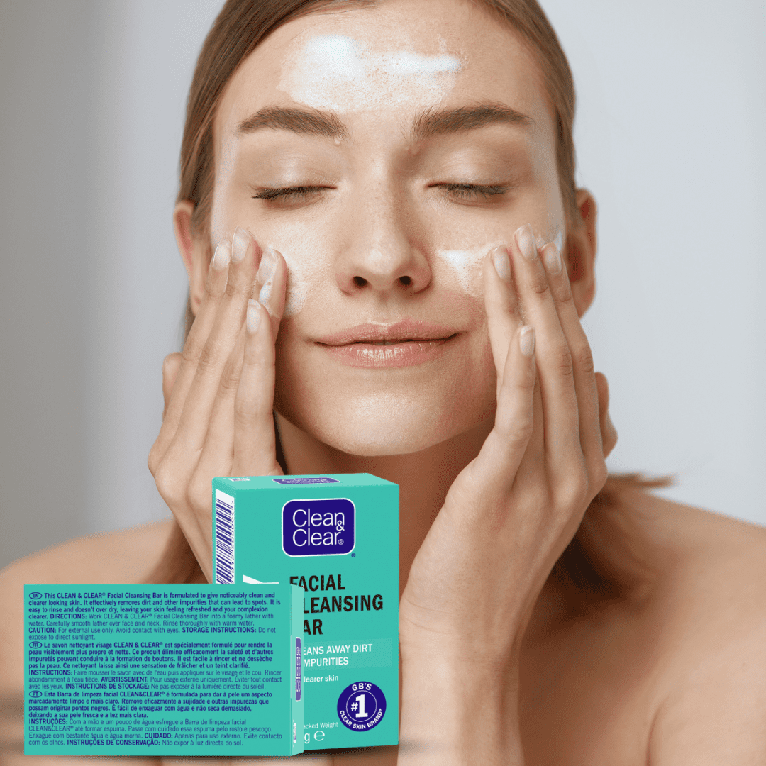 Look Alyfe Clean And Clear Facial Cleansing Bar Soap - 75g