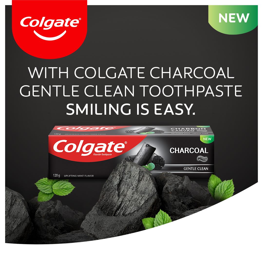 Look Alyfe Colgate Charcoal Gentle Clean Toothpaste - 120g