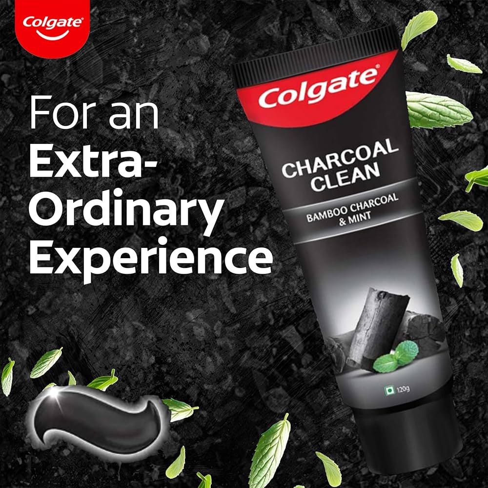 Look Alyfe Colgate Charcoal Gentle Clean Toothpaste - 120g