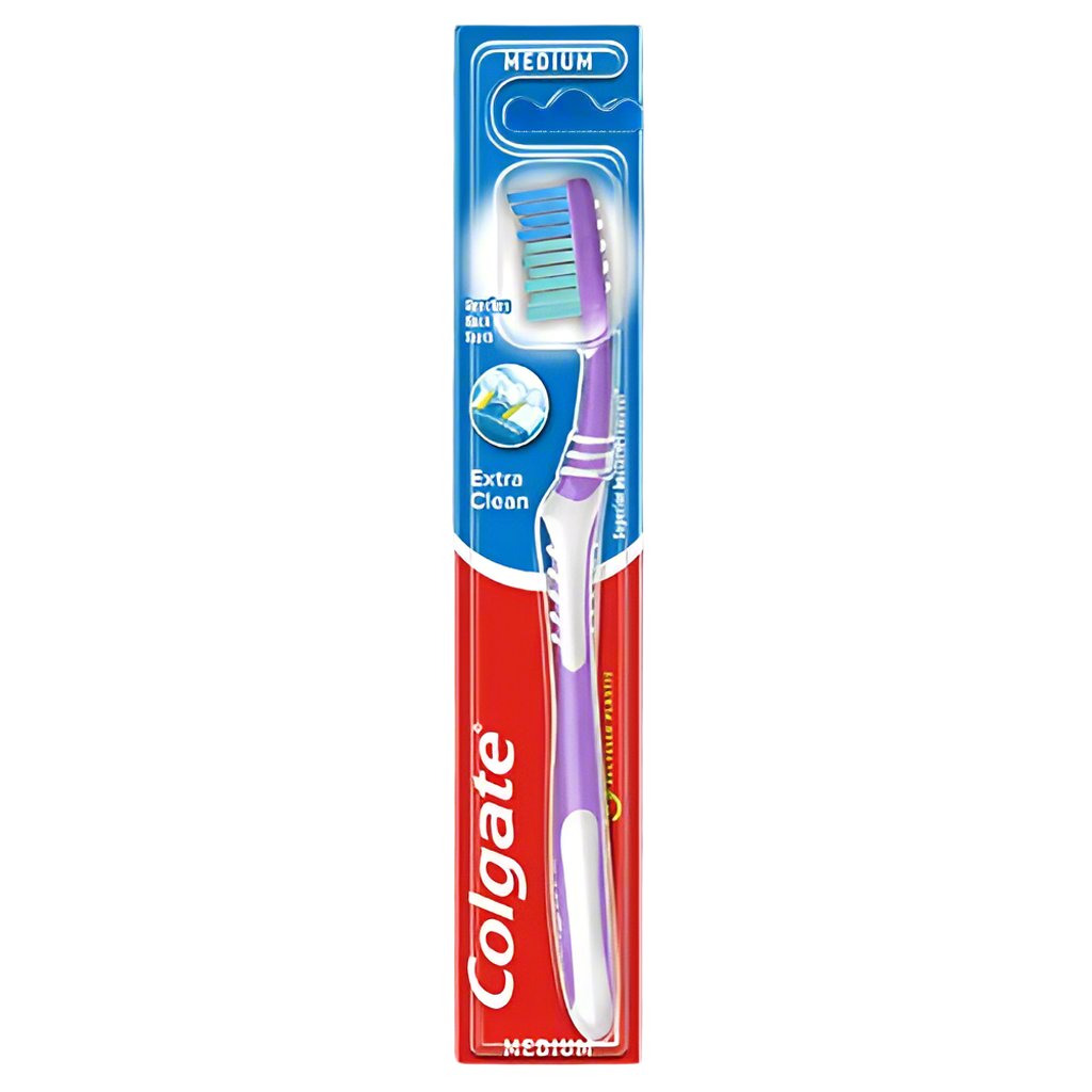 Look Alyfe Colgate Extra Clean Medium Toothbrush