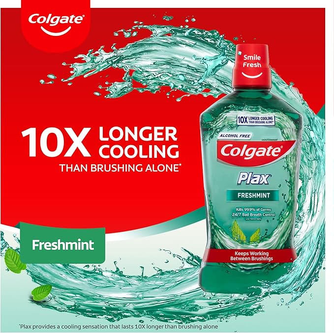 Look Alyfe Colgate Plax Soft Mint Alcohol-Free Mouthwash - 250ml