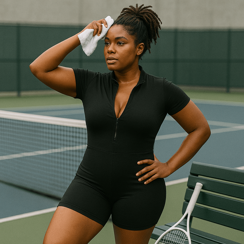 Look Alyfe ContourFlex Sculpt Seamless Half-Zip Short-Sleeve MiniFlex Romper