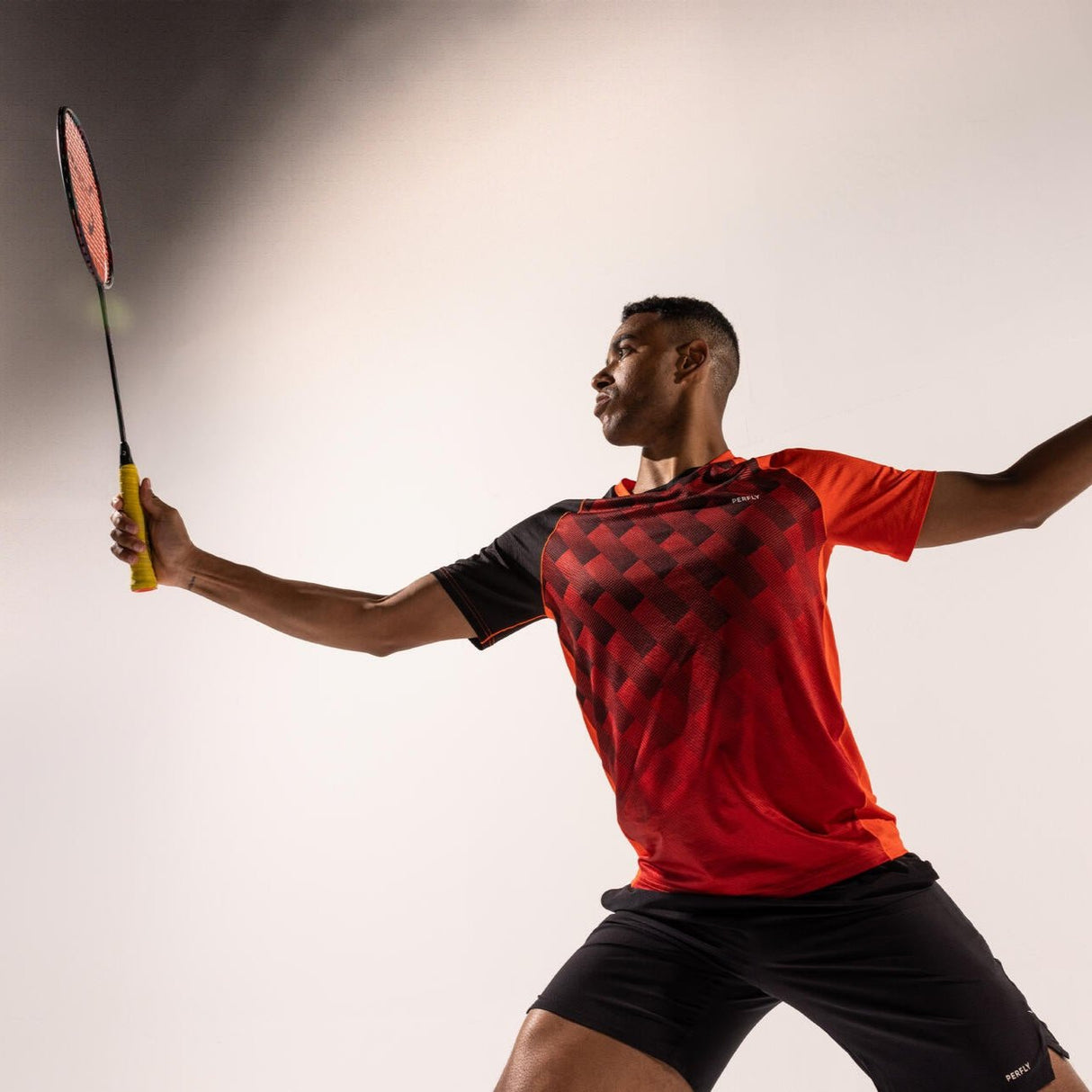 Look Alyfe Cosco Multicolor Strung Aluminum Badminton Racquet - CB-110