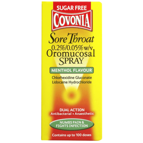 Look Alyfe Covonia Sore Throat 0.2%/0.5% W/V Oromucosal Spray - 30ml