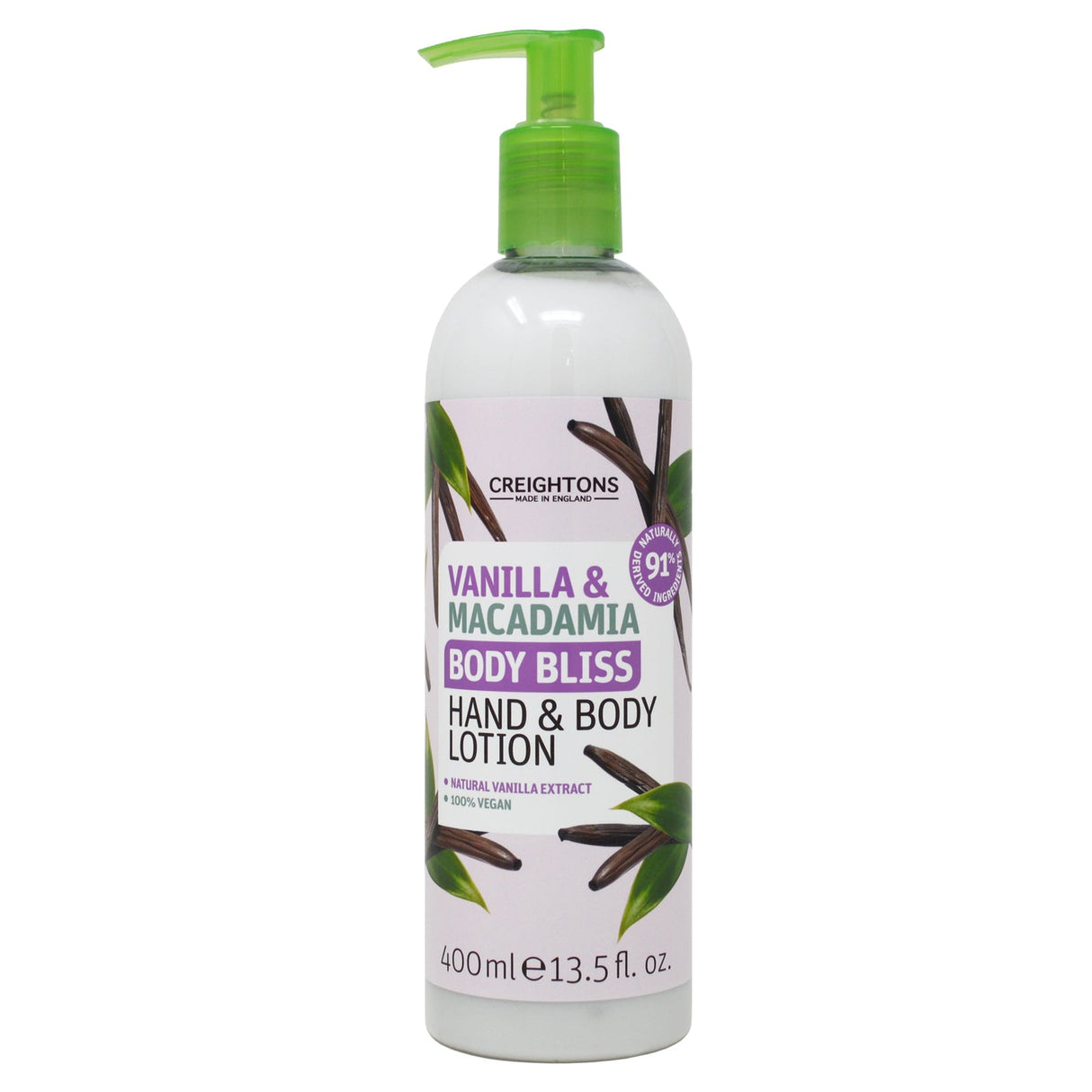 Look Alyfe Creightons Body Bliss Vanilla & Macadamia Lotion - 400ml