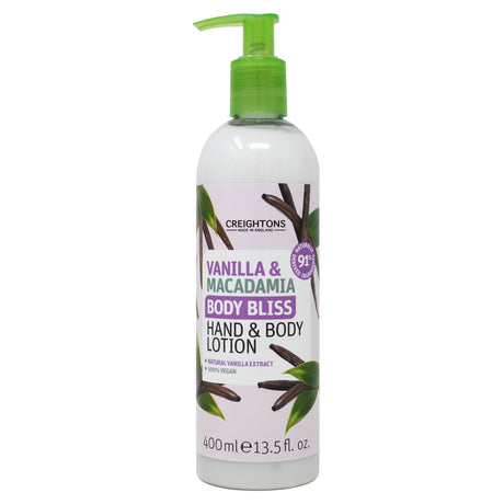 Look Alyfe Creightons Body Bliss Vanilla & Macadamia Lotion - 400ml