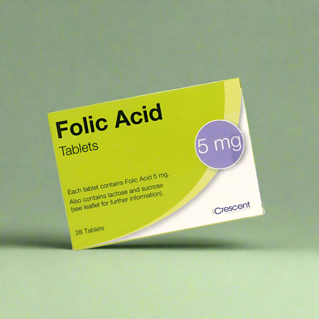 Look Alyfe Crescent 5mg Folic Acid - 28 Tablets