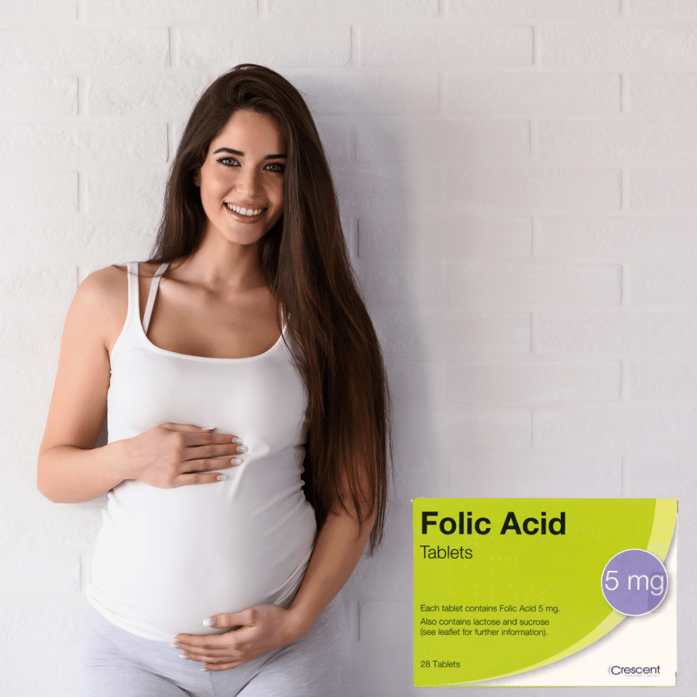 Look Alyfe Crescent 5mg Folic Acid - 28 Tablets