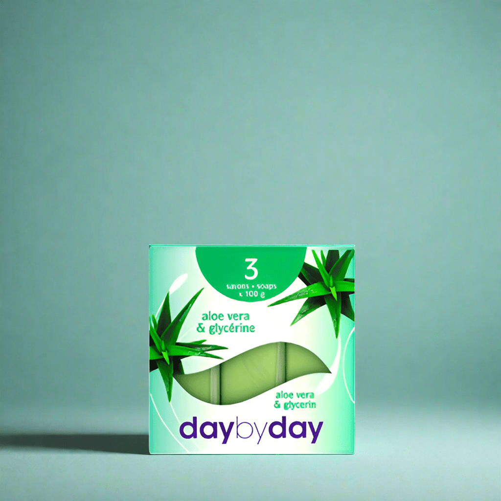 Look Alyfe Day by Day 3-Pieces Soap with Aloe Vera And Glycerine - 300g