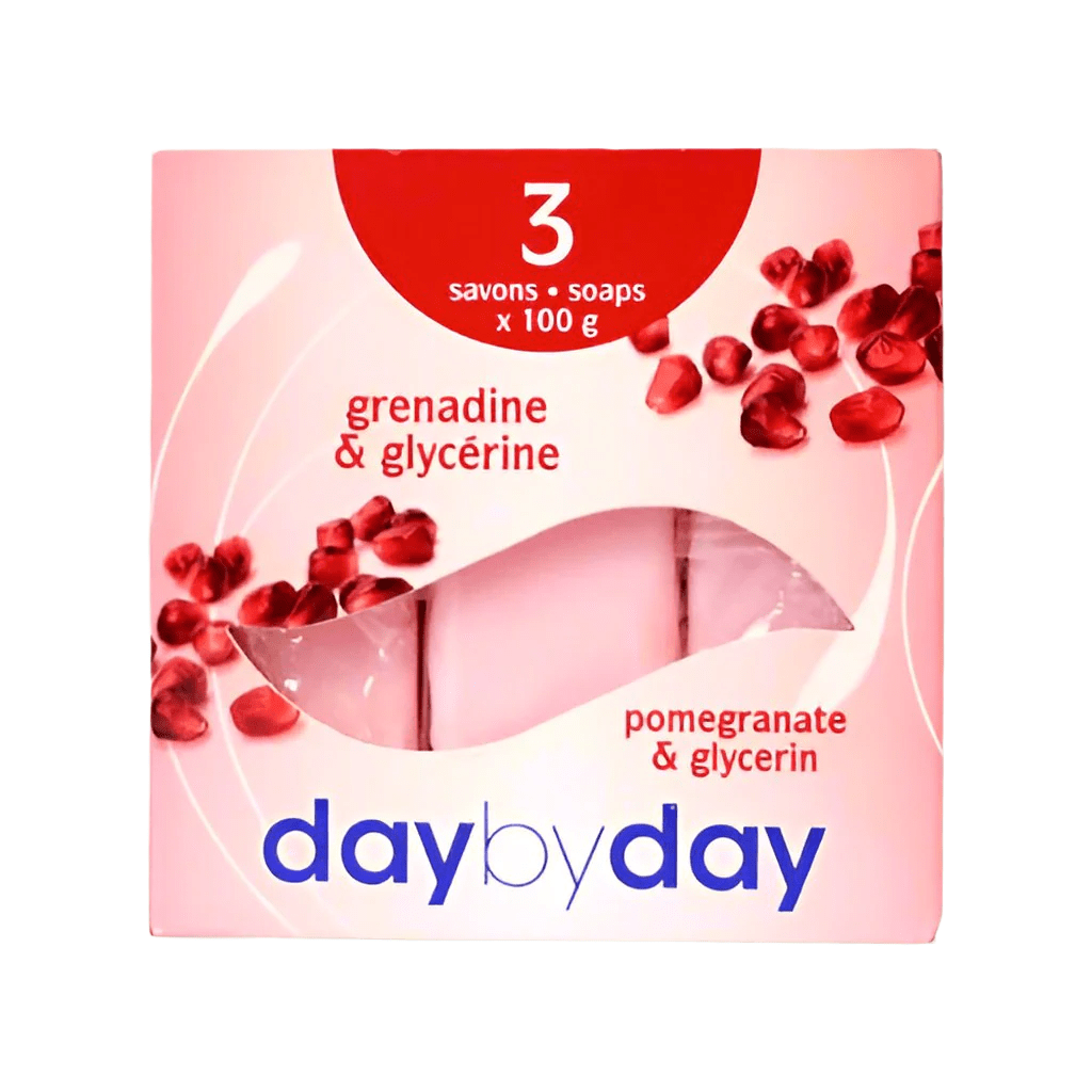 Look Alyfe Day by Day 3-Pieces Soap with Pomegranate And Glycerine - 300g