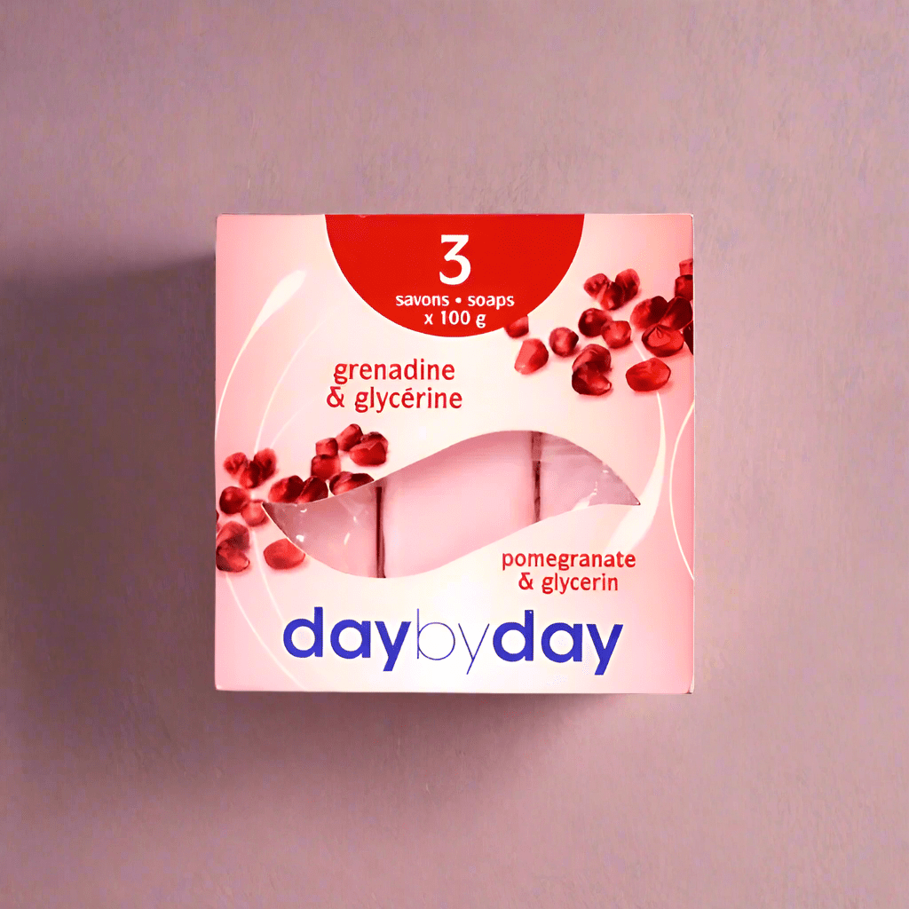 Look Alyfe Day by Day 3-Pieces Soap with Pomegranate And Glycerine - 300g