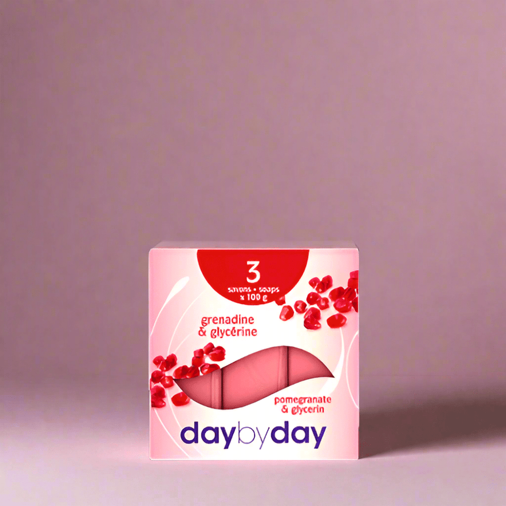 Look Alyfe Day by Day 3-Pieces Soap with Pomegranate And Glycerine - 300g