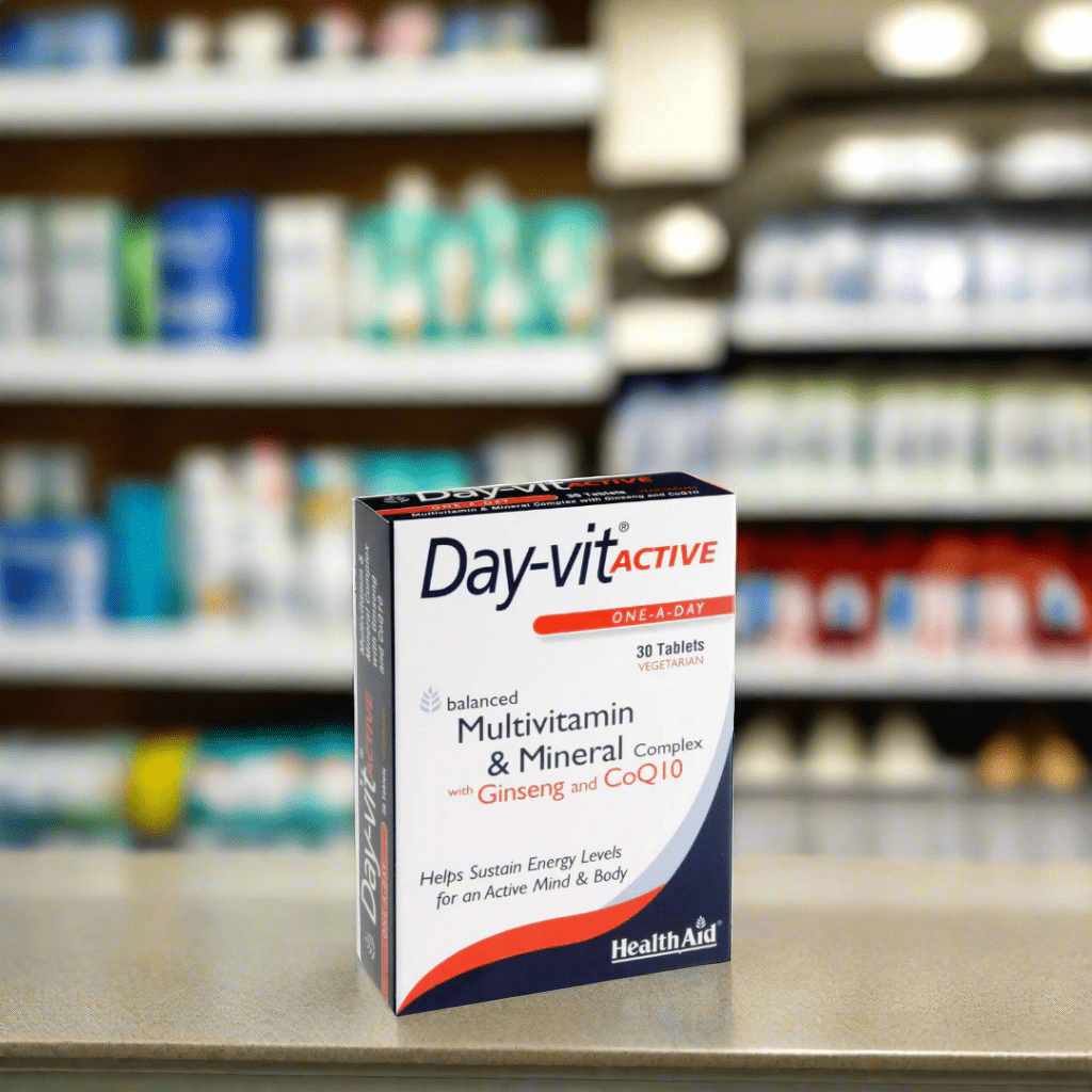 Look Alyfe Day-vit Active Balanced Multivitamin And Mineral Complex With Ginseng And CoQ10 - 30 Tablets