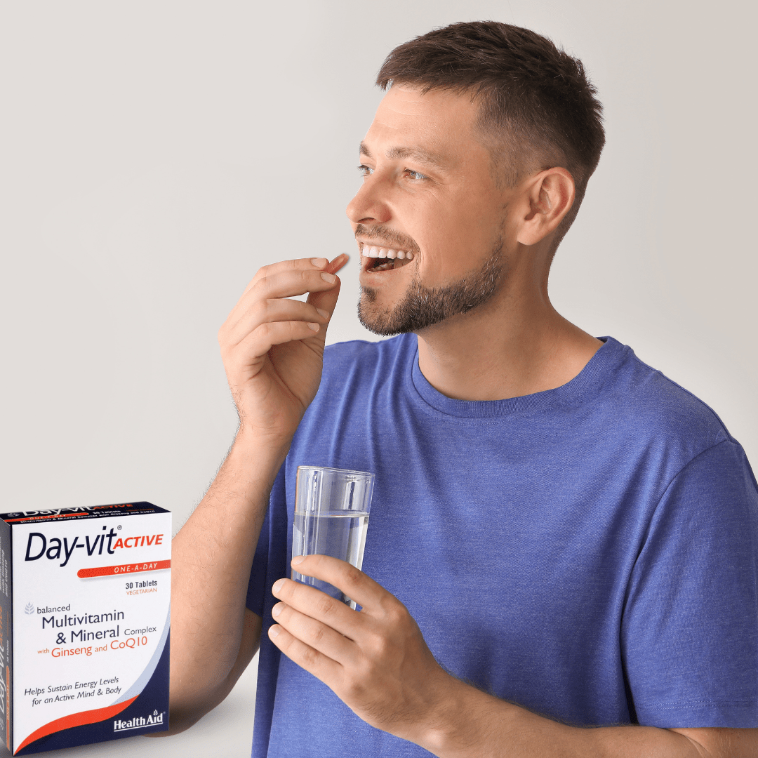 Look Alyfe Day-vit Active Balanced Multivitamin And Mineral Complex With Ginseng And CoQ10 - 30 Tablets