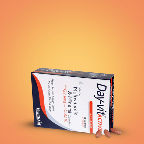 Look Alyfe Day-vit Active Balanced Multivitamin And Mineral Complex With Ginseng And CoQ10 - 30 Tablets