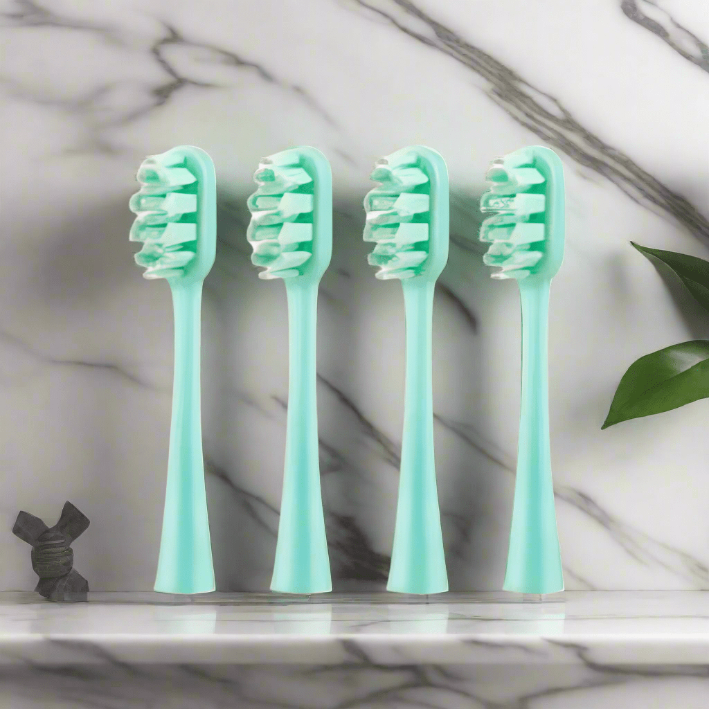 Look Alyfe Decakila 4-Pieces Electric Toothbrush Replacement Heads - KMTB020L