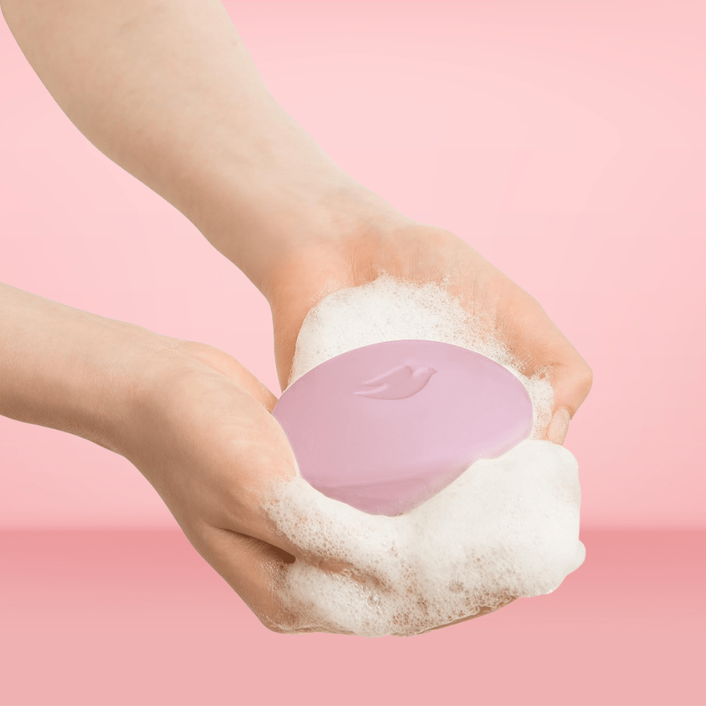 Look Alyfe Dove 4-Pieces Purely Pampering Coconut Milk Beauty Cream Bar Soap - 90g